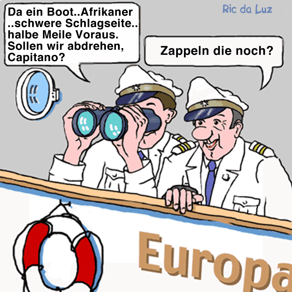 Cartoon: Boat People