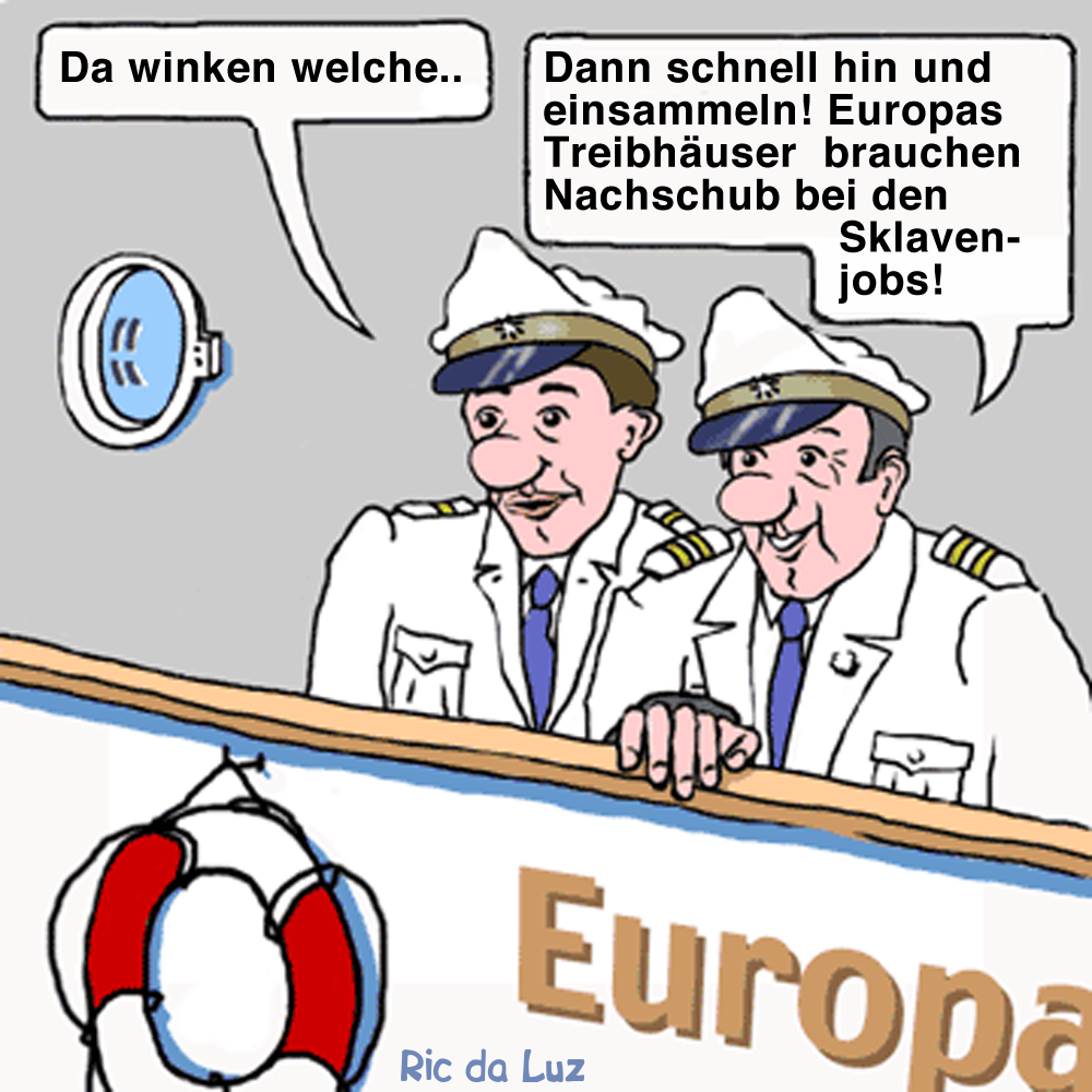 Cartoon: Boat People