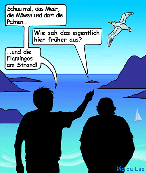 Cartoon: Oberstdorf im Klimawandel 1
