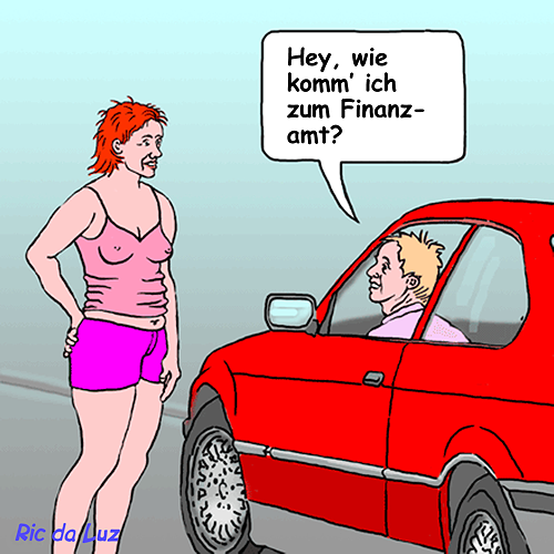 Cartoon: Auskunft 1