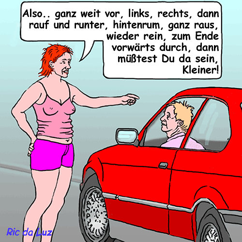 Cartoon: Auskunft 2